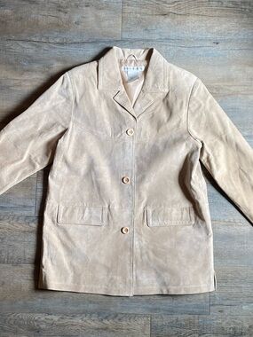 Jessica Holbrook Genuine Suede Jacket